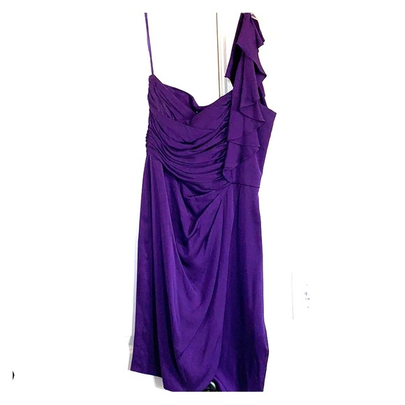 Laila Azhar Silk One Shoulder Dress - Picture 3 of 5